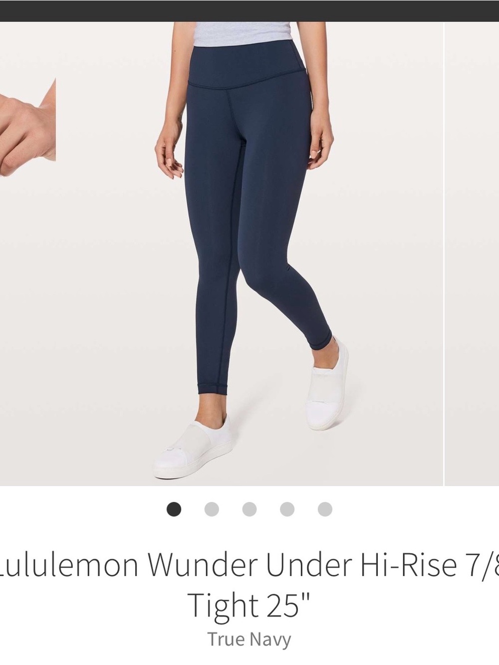 lululemon athletica Navy High-Rise Performance Leggings